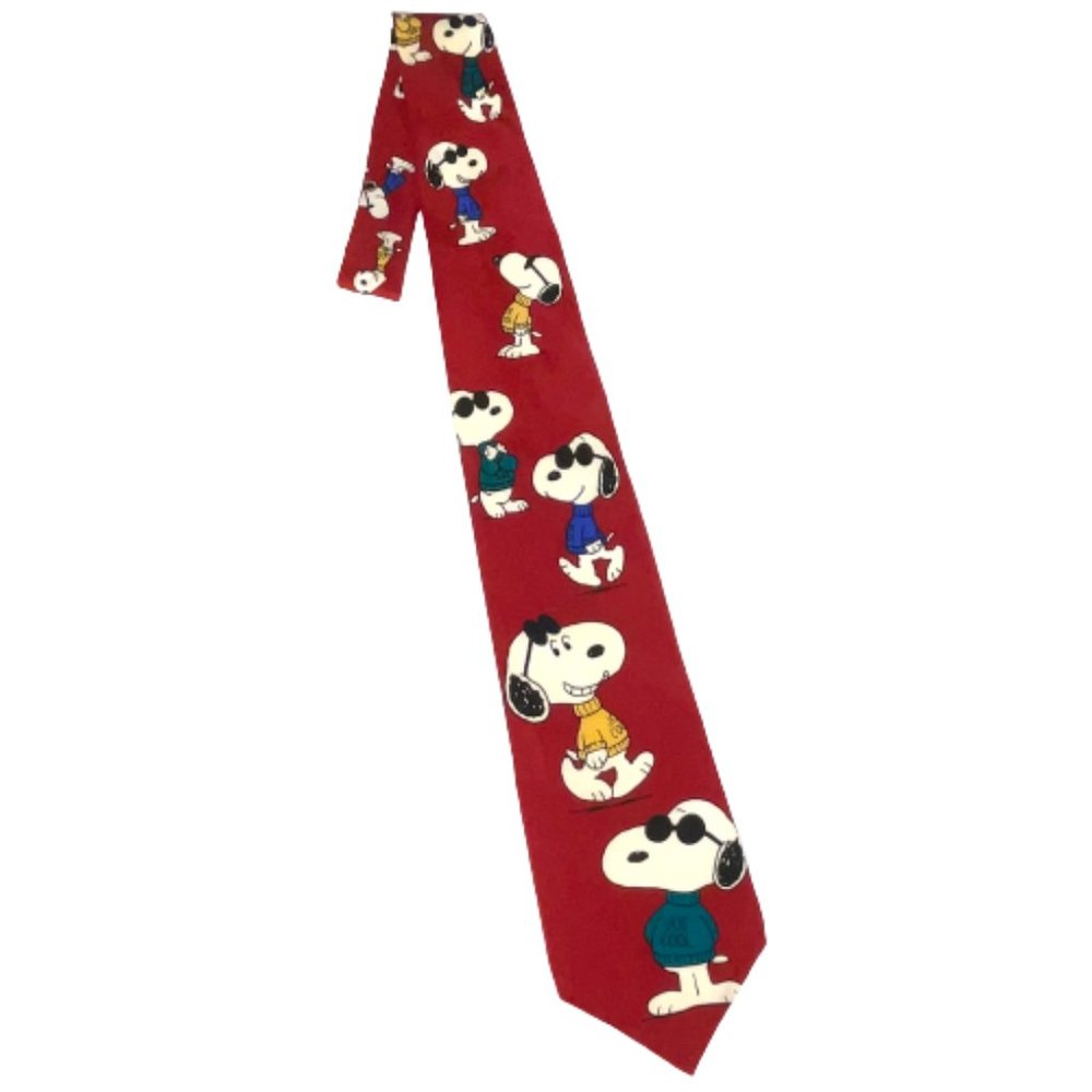 Vintage Peanuts SNOOPY Joe Cool Necktie - Picture 4 of 6